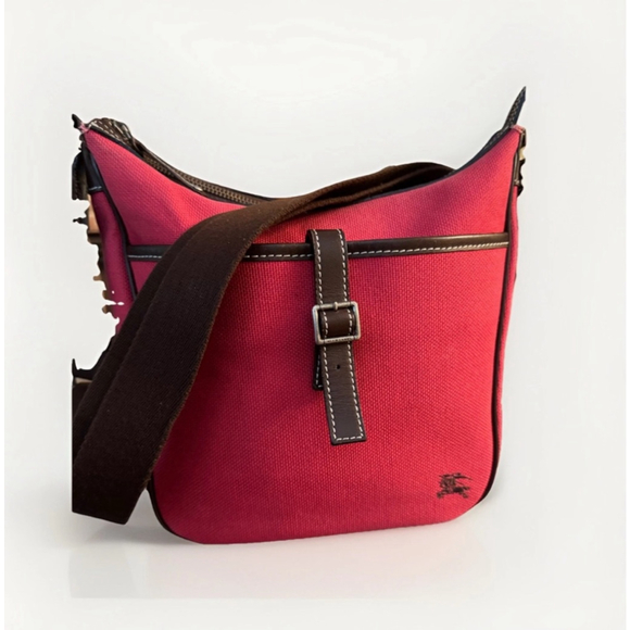 Burberry Pink and Brown Crossbody Bag - Picture 2 of 13